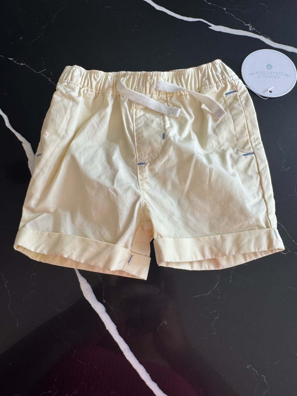 Edgehill‎ Collection Butter Yellow Elastic Waist Shorts